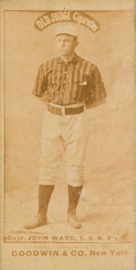 1887 Old Judge Capt. John Ward S.S. N.Y's, #478-7a Baseball Card