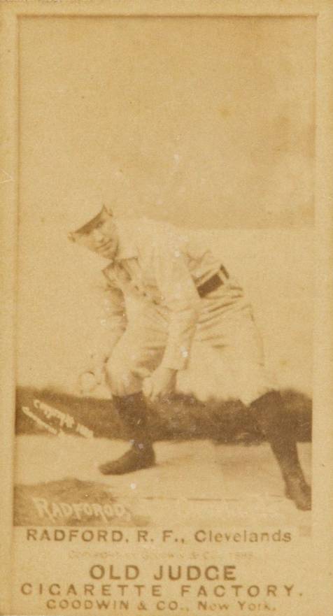 1887 Old Judge Radford, R.F., Clevelands #378-3b Baseball Card