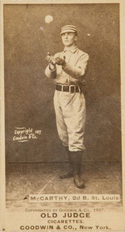 1887 Old Judge McCarthy, 2d B. St. Louis #301-5c Baseball Card