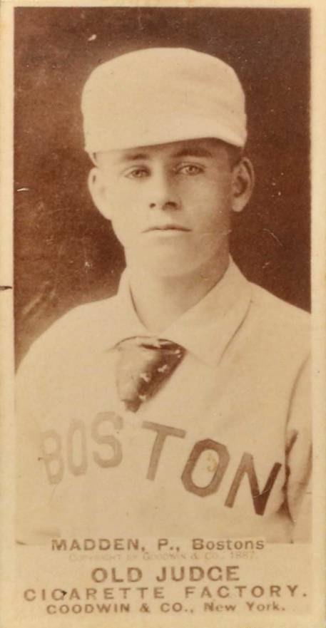 1887 Old Judge Madden, P., Bostons #288-1c Baseball Card