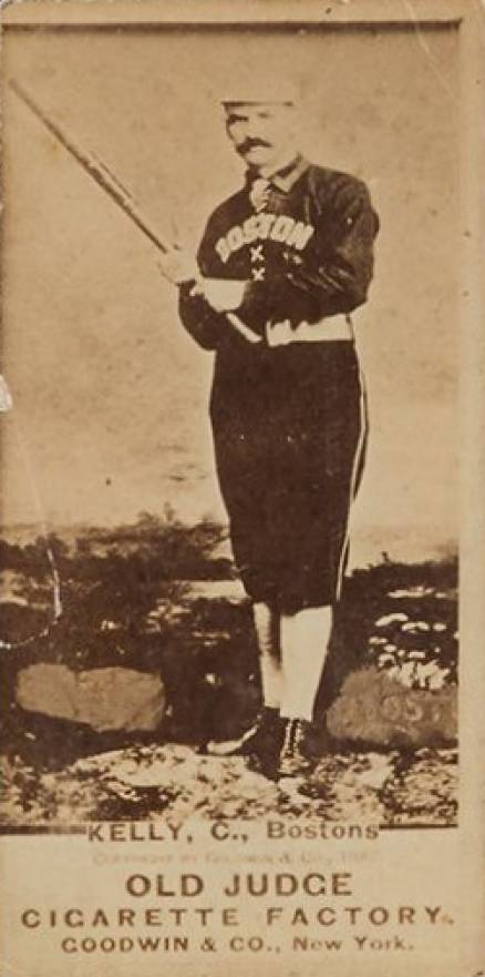 1887 Old Judge Kelly, C., Bostons #254-5c Baseball Card