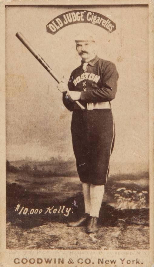 1887 Old Judge $10,000 Kelly #254-5a Baseball Card