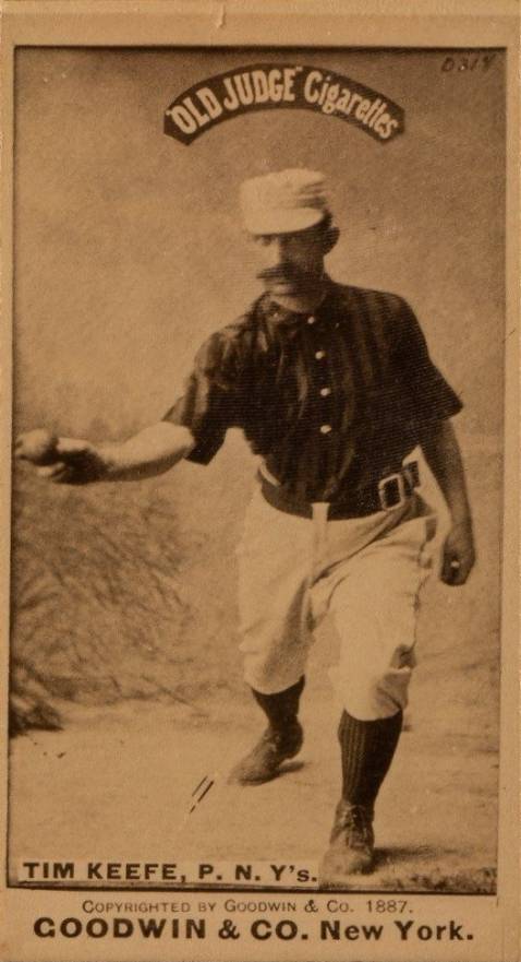 1887 Old Judge Tim Keefe, P. N. Y's. #251-5a Baseball Card