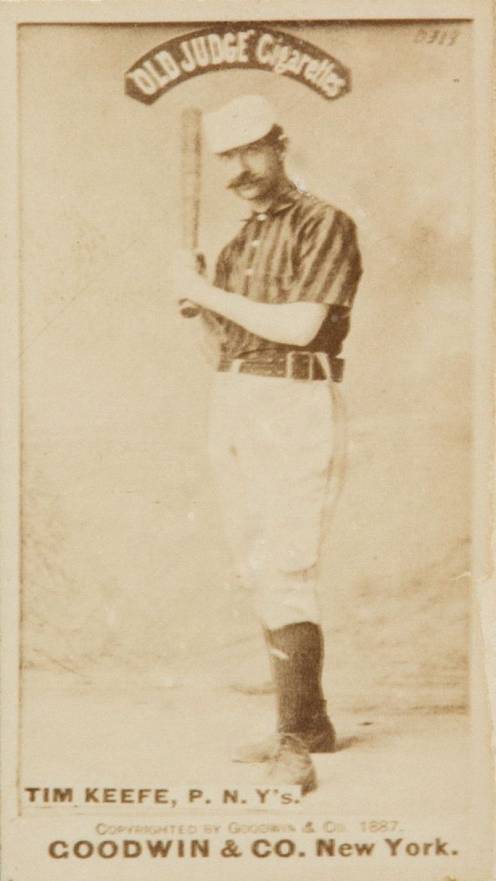 1887 Old Judge Tim Keefe, P. N.Y's #251-6a Baseball Card