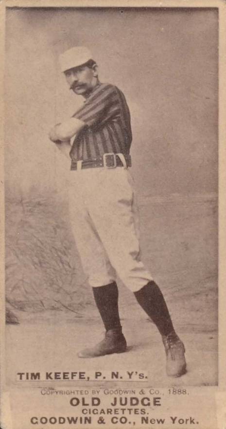 1887 Old Judge Tim Keefe, P. N. Y's #251-1c Baseball Card
