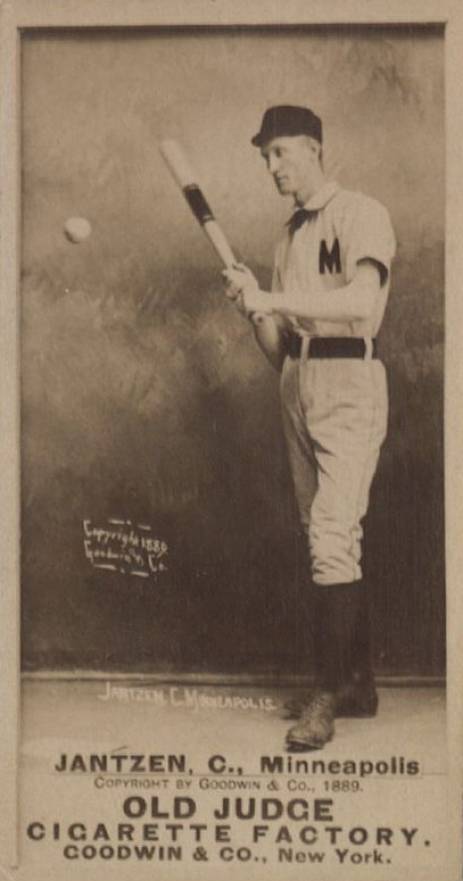 1887 Old Judge Jantzen, C, Minneapolis #245-2a Baseball Card