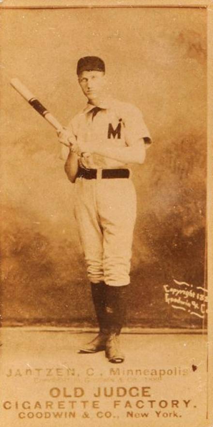 1887 Old Judge Jantzen, C., Minneapolis #245-1a Baseball Card