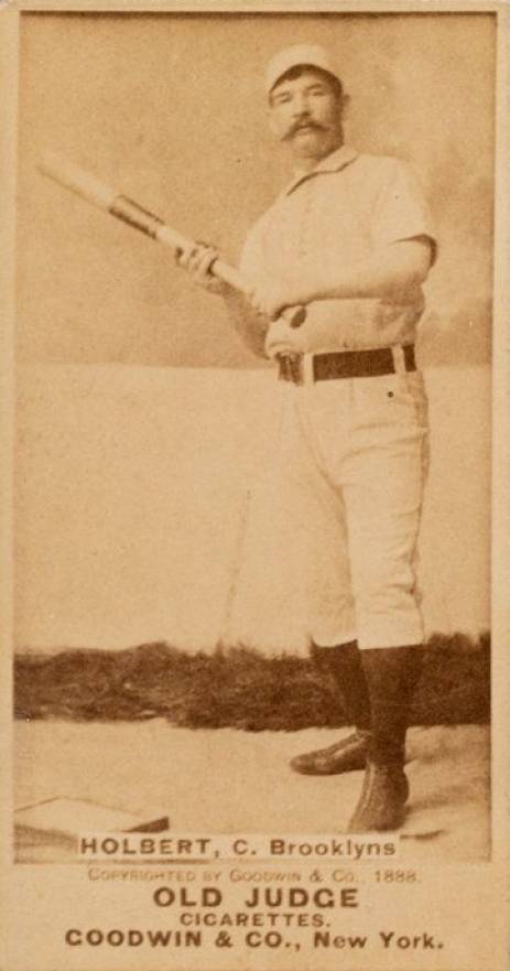 1887 Old Judge Holbert, C. Brooklyns #230-2a Baseball Card