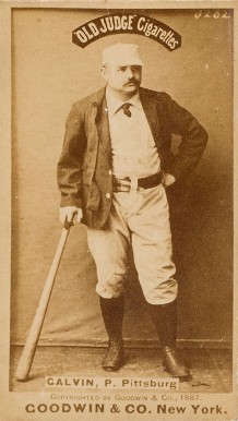 1887 Old Judge Galvin, P. Pittsburg #177-4a Baseball Card