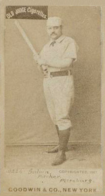 1887 Old Judge Galvin, Pitcher, Pittsburg #177-1b Baseball Card