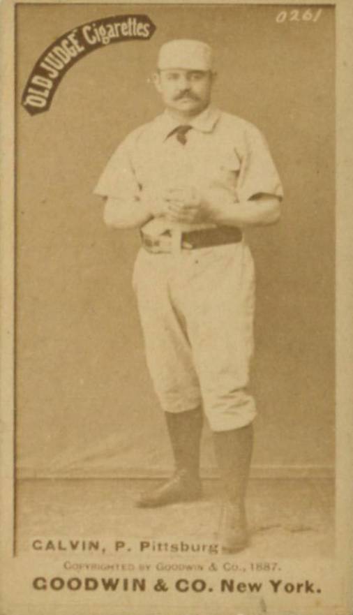1887 Old Judge Galvin, P. Pittsburg #177-3a Baseball Card