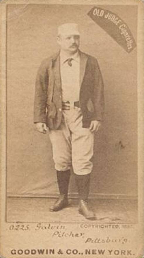 1887 Old Judge Galvin, Pitcher, Pittsburg #177-2d Baseball Card