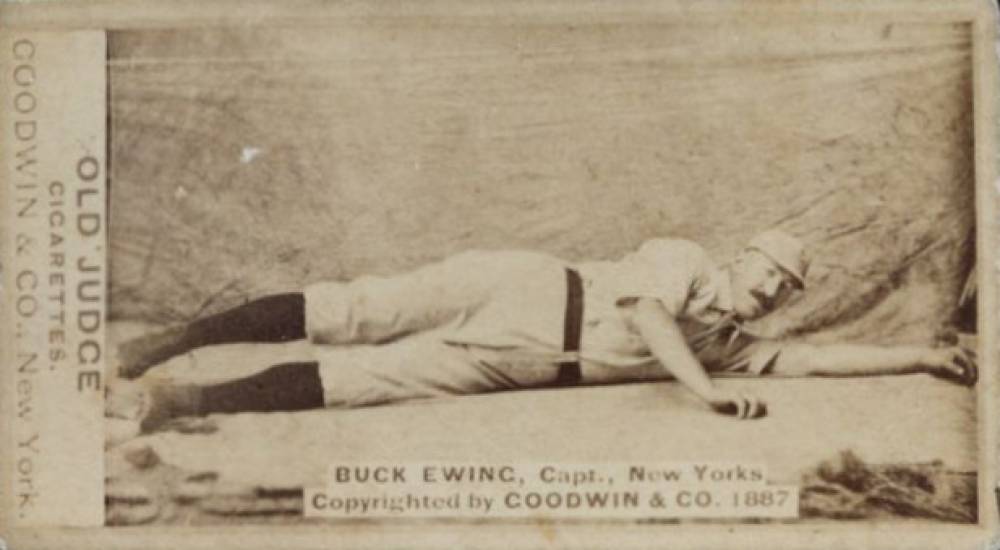 1887 Old Judge Buck Ewing, Capt., New Yorks #149-1a Baseball Card