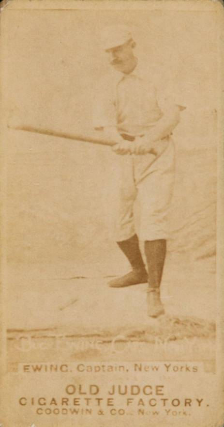 1887 Old Judge Ewing, Captain, New Yorks #149-10a Baseball Card