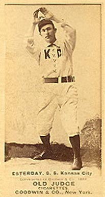 1887 Old Judge Esterday, S.S. Kansas City #147-3b Baseball Card