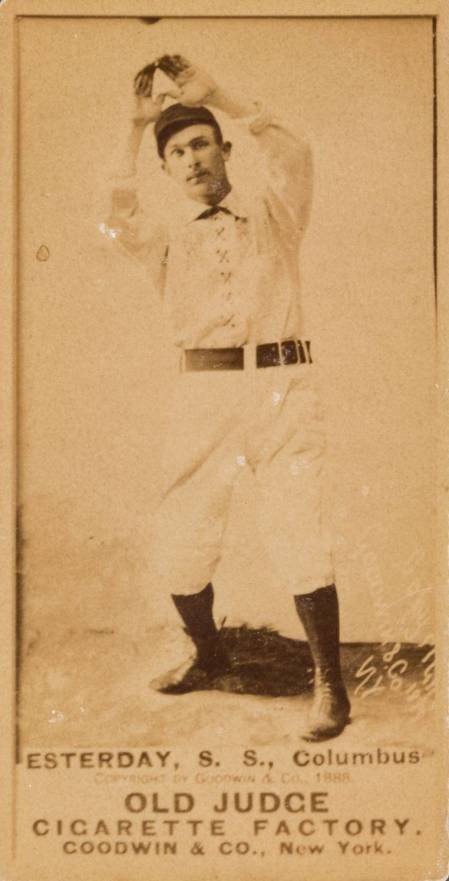 1887 Old Judge Esterday, S.S., Columbus #147-3a Baseball Card