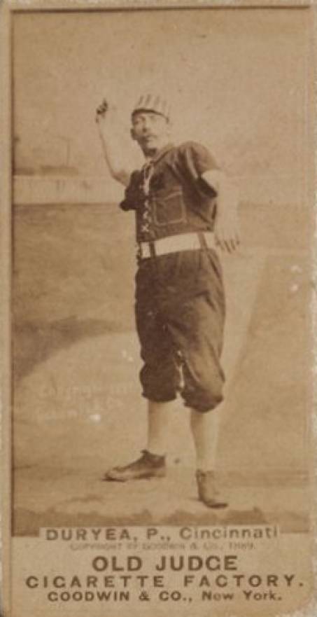 1887 Old Judge Duryea, P., Cincinnati #140-3a Baseball Card