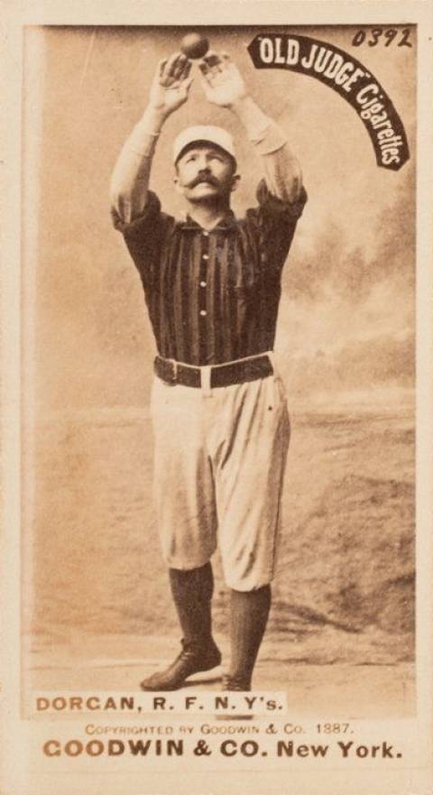 1887 Old Judge Dorgan, R.F. N.Y's #132-7a Baseball Card