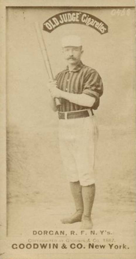 1887 Old Judge Dorgan, R.F. N.Y's #132-17a Baseball Card