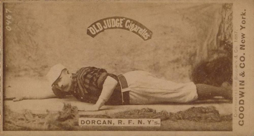 1887 Old Judge Dorgan, R.F. N.Y's #132-2a Baseball Card