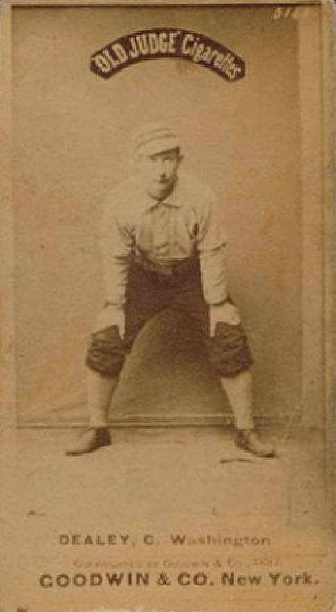 1887 Old Judge Dealey, C. Washington #120-4a Baseball Card