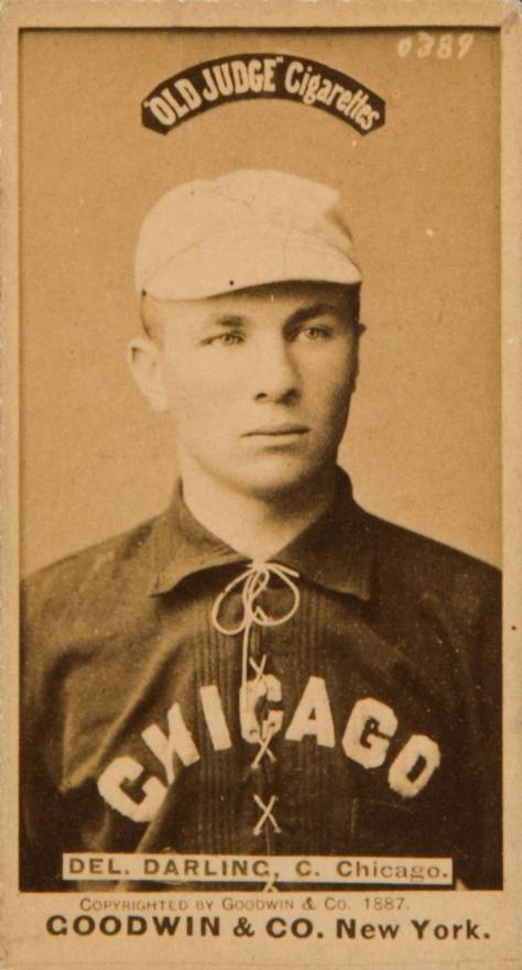 1887 Old Judge Del. Darling, C. Chicago #117-1a Baseball Card