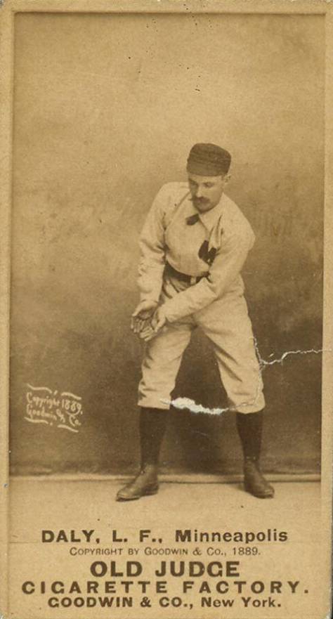 1887 Old Judge Daly, L.F., Minneapolis #115-3a Baseball Card