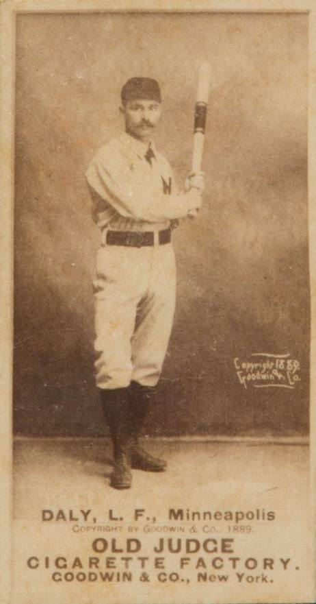 1887 Old Judge Daly, L.F., Minneapolis #115-1a Baseball Card