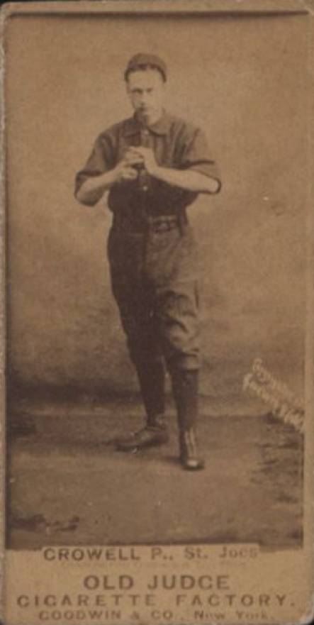 1887 Old Judge Crowell, P., St. Joes #103-1b Baseball Card
