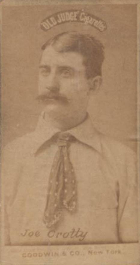 1887 Old Judge Joe Crotty #102-1a Baseball Card