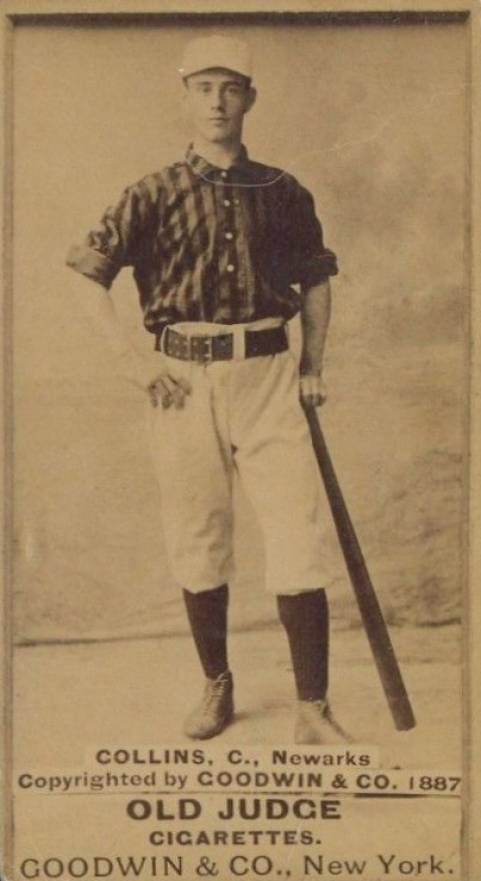1887 Old Judge Collins, C., Newarks #84-4B Baseball Card