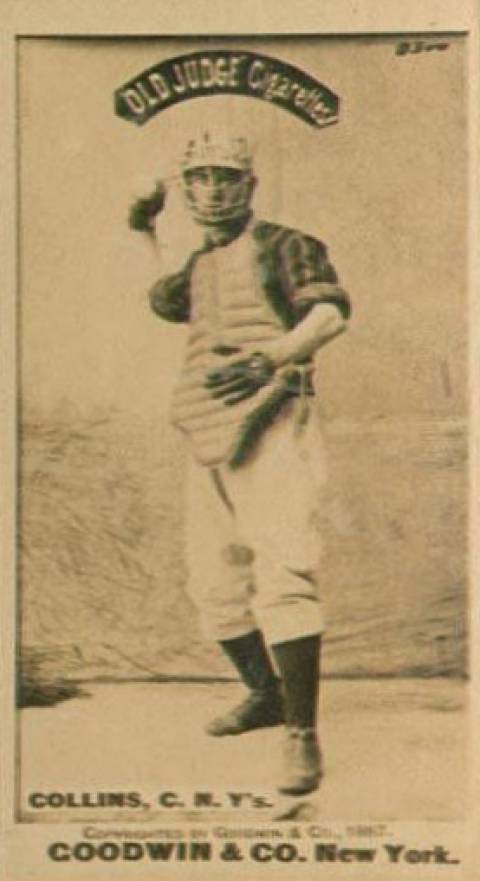 1887 Old Judge Collins, C. N.Y's. #84-1A Baseball Card