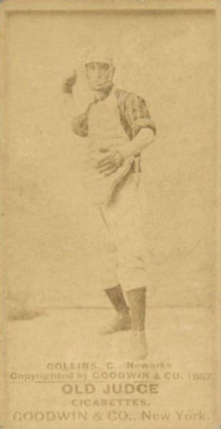 1887 Old Judge Collins, C., Newarks #84-1b Baseball Card