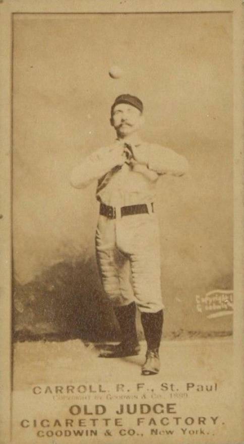 1887 Old Judge Carroll, R.F., St. Paul #68-5b Baseball Card