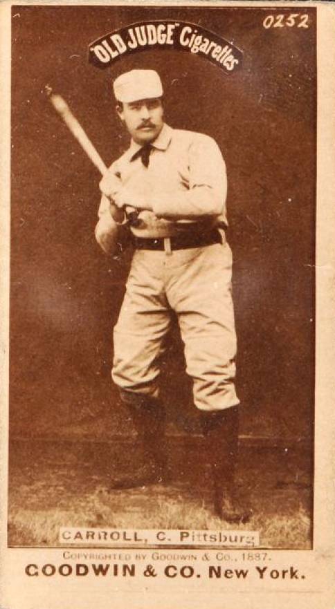 1887 Old Judge Carroll, C. Pittsburg #69-2a Baseball Card