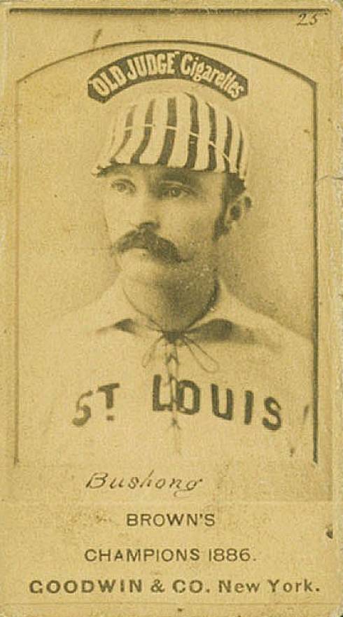 1887 Old Judge Bushong, Brown's #60-1a Baseball Card