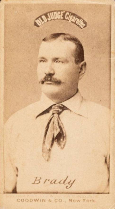 1887 Old Judge Brady #39-1a Baseball Card