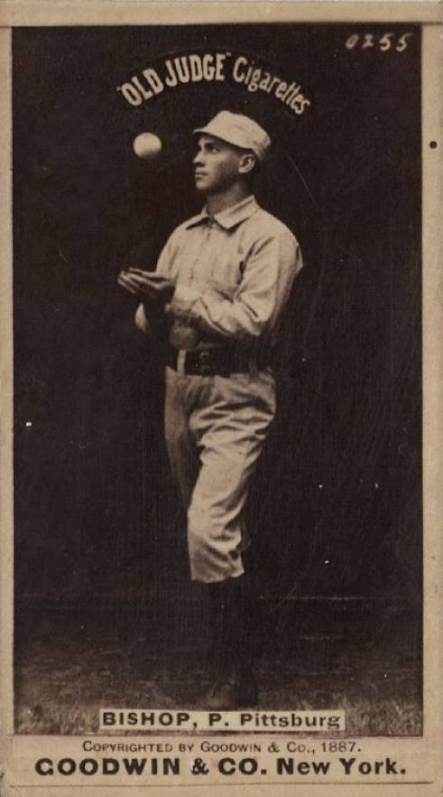 1887 Old Judge Bishop, P. Pittsburg #29-1a Baseball Card