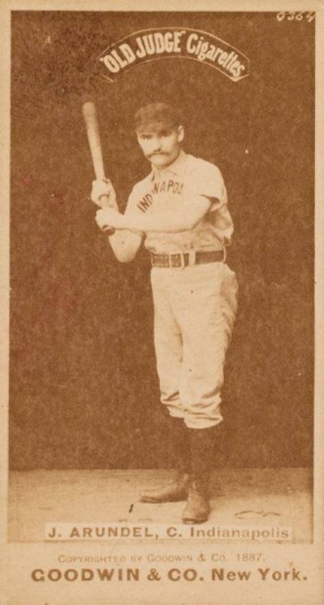 1887 Old Judge J. Arundel, C. Indianapolis #13-4a Baseball Card