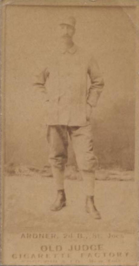 1887 Old Judge Ardner, 2d B. St. Joes #12-2a Baseball Card