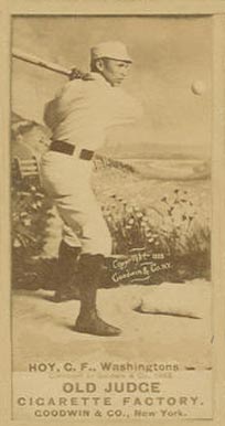 1887 Old Judge Hoy, C.F., Washingtons #238-2c Baseball Card
