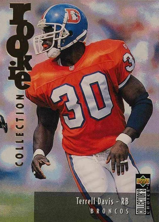 1995 Collector's Choice Update Terrell Davis #U17 Football Card