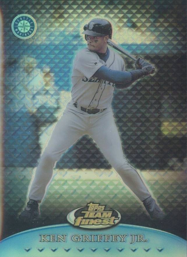 1999 Finest Team Finest Blue  Ken Griffey Jr. #TF12 Baseball Card