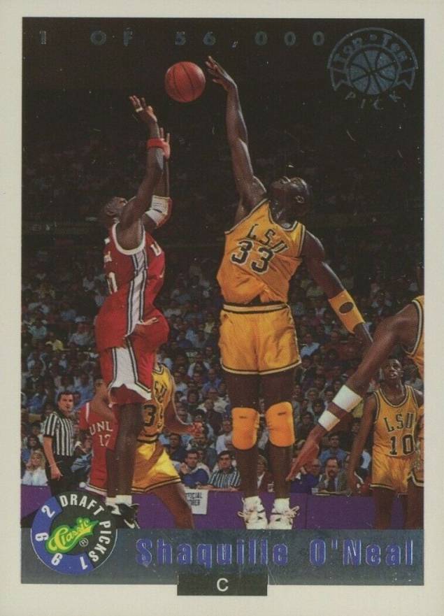 1992 Classic LPs  Shaquille O'Neal #LP1 Basketball Card