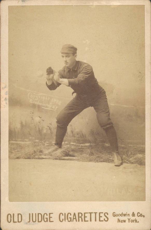 1888 Old Judge Cabinets Hallman, C. Philadelphia #209-4 Baseball Card