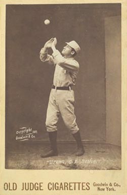 1888 Old Judge Cabinets Brown, C.F., Boston #44-1 Baseball Card