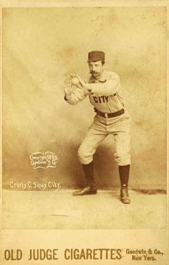 1888 Old Judge Cabinets Crotty, C., Sioux City #102-3 Baseball Card