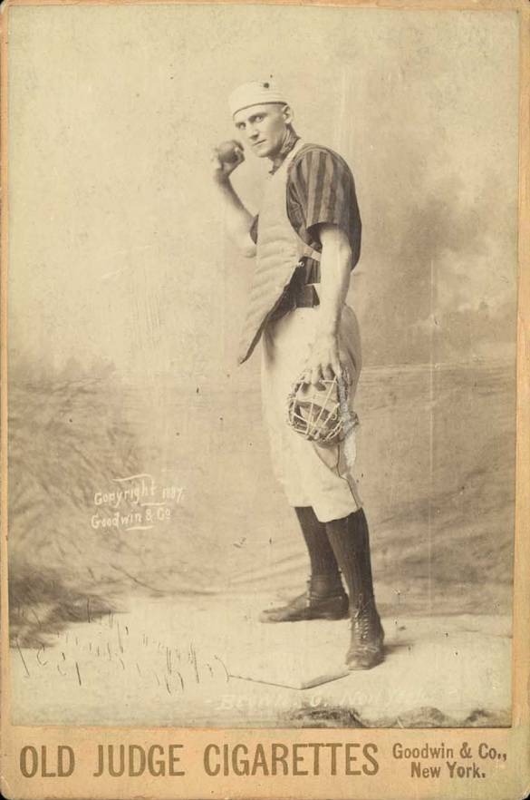 1888 Old Judge Cabinets California Brown #45-3 Baseball Card