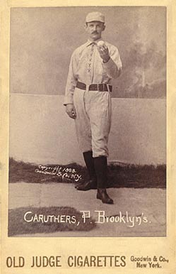 1888 Old Judge Cabinets Caruthers, P. Brooklyn's. #71-2 Baseball Card
