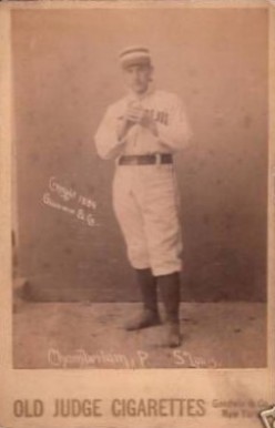 1888 Old Judge Cabinets Elton Chamberlain #73-1 Baseball Card